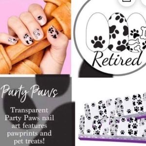 COLOR STREET Party Paws Hard To Find Retired Transparent Nail Overlay NWT